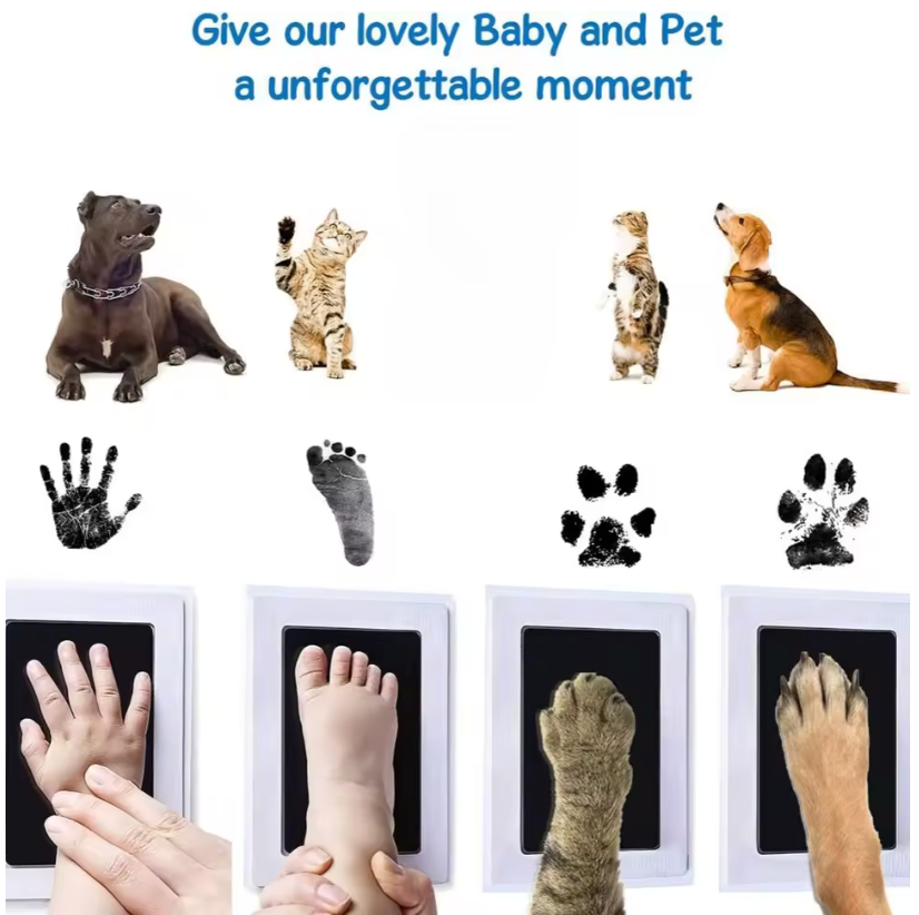 Paw Print Clean Touch Ink Pad